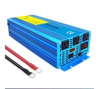 Inversor Inversor Onda Sinoidal Pura 4000W 5000W CC 12V/24V CA 110V/127V Pantalla LED Convertidor Solar Transformador Enchufe Transformador de Voltaje(4000W 24V-110V)