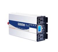 Inversor Inversor Onda Sinusoidal Pura 3000W/4000W/5000W con Doble Toma Corriente Convertidor Voltaje CC 12V 24V Y 48V A CA 220V Inversor Alta Potencia(48V,110V-120V 60HZ Uni,5KW)