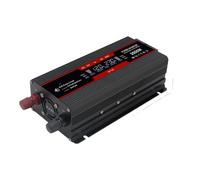 Inversor Inversor Universal para Coche De 12 V/24 V CA 220 V con Pantalla LED 4 USB para Exteriores Camping Adaptador De Transferencia De Energía(2000W LCD Black,12V)