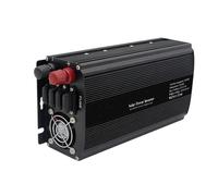 Inversor Inversor Universal para Coche De 12 V/24 V CA 220 V con Pantalla LED 4 USB para Exteriores Camping Adaptador De Transferencia De Energía(3000W Black,12V)