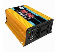 Inversor, Inversores de Corriente 4000W de energía del Coche inversor convertidor DC 12V a 220V AC / 110 V con una tensión Pantalla Dual Puertos USB Adaptador Cargador 4.2A(DC 12V to AC 220V)