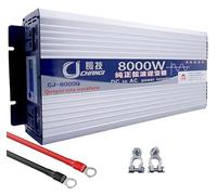 Inversor Onda Pura 3500W 4000W 5000W 5500W 6000W 8000W 10000W 12000W 16000W Convertidor de Corriente CC 12V 24V 48V 60V 72V a CA 110V 220V 230V Adaptador Cargador Onda Coche(8000W,72Vto110V)