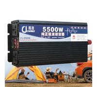 Inversor Onda Pura 3500W 5000W 5500W 6000W 8000W Convertidor Inversor Corriente Transformador de Tensión De Voltaje DC 12V/24V/48V/60V/72V a AC 110V/220V 230V 240V Power Inverter(5500W,12Vto220V)