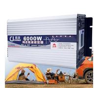 Inversor Onda Pura 3500W 5000W 5500W 6000W 8000W Convertidor Inversor Corriente Transformador de Tensión De Voltaje DC 12V/24V/48V/60V/72V a AC 110V/220V 230V 240V Power Inverter(6000W,72Vto110V)