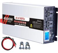 Inversor Onda Pura 4000W 5000W 6000W Inversor Corriente 12V 24V 48V 60V 72V a 110V 220V/230V DC AC Power Inverter Transformador Voltaje Invertitore Convertidor para Coche Camion(4000W,72Vto110V)