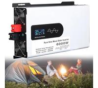 Inversor Onda Pura 5000w 6000w 8000w 10000w 12000w Voltaje Convertidor Transformador 12v 24v 48v 60v 72v 96v 110v/220v para PortáTiles,Camion,Casas,Camionetas,Casas Rodantes