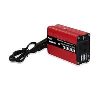 Inversor Onda Pura Convertidor Potencia CC A CA De 500W Inversor CC 12V A 220V 110V CA para Coche Transformador Automático con Adaptador Cargador USB Doble(12V to 220V AC)