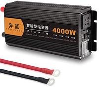 Inversor Onda Pura Corriente 3200W 4000W 5000W 6000W 8000W 9000W 12000W 15000W(Pico) Transformador DC 12V/24V a 220V/230V AC,Convertidor inversor Corriente Coche,para Casas Y Autos (12V,4000W)