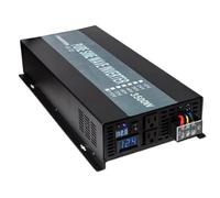 Inversor Onda Pura Inversor De Potencia De Onda Sinusoidal Pura 24V 220V 3500W Generador Solar Inversor 12V/36V/48V CC 100V/120V/240V CA Transformador Convertidor(110V,110V)