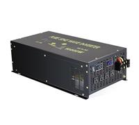 Inversor Onda Pura Inversor Solar De Onda Sinusoidal Pura 24V 220V 10000W Generador De Panel Solar Batería Convertidor 12V/48V/72V/110V CC A 120V/230V/240V CA(24V,100V)