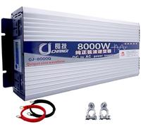 Inversor Onda Pura Transformador Convertidor de Tensión 3500W 4000W 5000W 5500W 6000W 8000W 10000W 12000W 16000W CC 12V 24V 48V 60V 72V a CA 110V 220V 230V Voltaje Adaptador(8000W,12Vto110V)