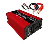 Inversor Onda Sinusoidal 4000 W para Coche Hogar Exterior 12 V A CA 220 V/110 V Transformador Voltaje Convertidor Enchufe Inversor Corriente(Red 12 V 220V)
