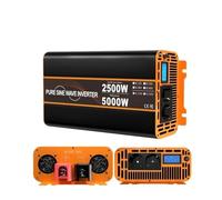 Inversor Onda Sinusoidal Pura 12 V/24 V/48 V/60 V A 220 V para Uso Doméstico 1600 W 2500 W 4000 W 5000 W 6000 W con Enchufe Europeo Convertidor(48V,5000W)