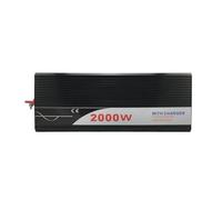 Inversor Onda Sinusoidal Pura 2000 W con Cargador 12 V 24 V 48 V CC A CA 220 V 230 V 240 V Inversor Solar UPS Portátil(24V,220-230V)