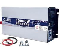 Inversor Onda Sinusoidal Pura 2200W 3000W 4000W 5000W 6000W 8000W 10000W 12000W 16000W Transformador Voltaje CC 12V/24V/48V/60V/72V A CA 110V 220V 230V Solar Inversor para Coche(10000W,24Vto220V)