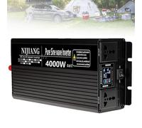 Inversor Onda Sinusoidal Pura 3000W 4000W 5000W 6000W 8000W 10000W 12000W CC 12V/24V/48V/60V/72V A CA 110V 220V 230V Convertidor Energía Portátil Inversor Solar Transformador(4000W,60Vto220V)