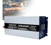 Inversor Onda Sinusoidal Pura 3000W 4000W 5000W 6000W 8000W 10000W 12000W Transformador Voltaje CC 12V/24V/48V/60V/72V A CA 110V 220V 230V Convertidor Solar Banco Energía Portátil(12000W,48Vto220V)
