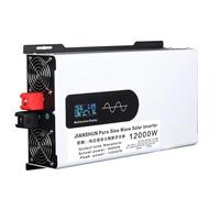 Inversor Onda Sinusoidal Pura 5000W 6000W 8000W 10000W 12000W, Convertidor Solar con Pantalla LCD, Protección Contra Sobrecarga, Salida Estable y Buena Refrigeración para Hogar y Taller(12000W,60V)