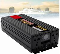Inversor Onda Sinusoidal Pura DC 12V/24V/48V/60V/72V a AC 110V/220V 230V 1200W/1600W/2000W/2500W/3000W/4000W/5000W/6000W/8000W Inversor Solar Convertidor para Autocaravana, Coche(3000W,72Vto220V)
