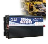Inversor Onda Sinusoidal Pura Inversor Potencia 3500W 4000W 5000W 5500W 6000W 8000W 10000W 12000W 16000W Convertidor 12V 24V 48V 60V 72V CC a 110V/220V 230V CA para Coche Camión(5500W,72Vto110V)