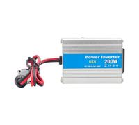 Inversor para automóvil, convertidor de vehículo | Convertidor de salida de coche de 200 W - Adaptador de enchufe para vehículo portátil DC 12V a 220V CA para computadora portátil, carga rápida