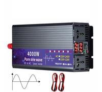 Inversor para Coche Inversor Onda Sinusoidal Pura 3000 W 4000 W Y 5000 W CC 12 V 24 V Y 48 V A CA 220 V Transformador Inversor Energía Solar Automóvil Inversor Coche Transformador(4000W,24V_220-230V 6