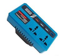 Inversor portátil de CC a CA de 220 V para convertidor de energía inteligente para aventuras al aire libre, inversor de 18-21 V a DC220VUSB/TYPE-C para adaptador