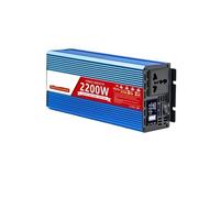 Inversor Potencia 24V DC 12V 48V 60V 110V-240V LCD Inversor Universal 1600W/2200W/3000W 220V Convertidor Potencia Forma Onda Sinusoidal para Pura 50/60HZ Convertidor(2200W MF Display,60V)
