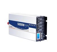 Inversor Potencia 24V DC 12V 48V 60V 72V A AC 110V 220V 3000W 4000W 5000W Inversores Solares Energía Onda Sinusoidal para Pura Coche Pantalla LED USB Convertidor(5000W Remote,24V,220V-230V 50HZ)
