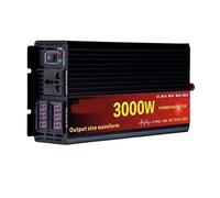 Inversor Potencia 3000W 4000W 5000W Inversor Coche Onda Sinusoidal para Pura 24V DC 12V AC 220V 50Hz Convertidor Potencia Pantalla LED Convertidor(4000W-12V)