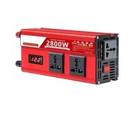 Inversor Potencia con Pantalla LCD 12 V CC 24 V 48 V 60 V A 110 V-240 V 1600 W 2200 W 3000 W con Forma Onda Sinusoidal Pura 50/60 Hz Universal Inversor Corriente(2800W,60V)