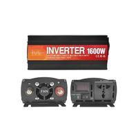 Inversor Potencia Convertidores Voltaje 1000W 1600W 2000W Inversor Coche Onda Sinusoidal para Pura Energía Solar DC 12V 24V 48V 60V AC 220V 50Hz 60Hz Convertidor(1600W Universal,48V)