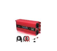 Inversor Potencia Entrada Doble Voltaje 3000W/6000W Inversor Coche DC 12V/24V A AC 220V 2 Puertos USB Convertidor Enchufes Camping RV Convertidor