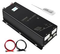 Inversor Potencia Fase Dividida Inversor Sinusoidal para Pura 24/36/48/72/96V CC 110/220V120/240V 12KW Convertidor Control Remoto Banco Energía Doméstico Convertidor