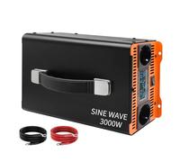 Inversor Potencia Inversor 7000W 7KW 6KW Onda Sinusoidal para Pura 12V/24V/48V/60V/72V DC AC 220V 240V Convertidor Solar Coche RV Vehículo Inver Convertidor(3000W,24V,240V 50HZ)