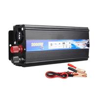 Inversor Potencia Inversor Coche Potencia 1000W/2000W 12V 220V CC A Convertidor Voltaje CA con Cargador USB Convertidor(2000W)
