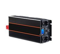 Inversor Potencia Inversor Corriente 5000W 4000W 3000W CC 12V 24V A Ca 220V Convertidor Coche Onda Sinusoidal para Pura Control Remoto Enchufe Europeo Convertidor(5000W,12V)