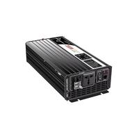 Inversor Potencia Inversor Energía Solar Onda Sinusoidal Pura 1500W 2000W 2500W 3000W 12 V/24 V/48 V CC A 110 V/220 V CA Pantalla LCD Toma Universal Convertidor(24V,220-230V,2000W)