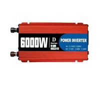 Inversor Potencia Inversor Inteligente Portátil 6000W 12V/24V/48V 110V/220V CA Puerto USB Abrazaderas Cocodrilo Camiones RV Todo Mundo Certificación CE Convertidor(48V,110V 60Hz)