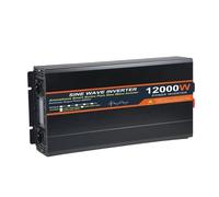 Inversor Potencia Inversor Onda Sinusoidal para Pura DC 12V 24V A AC 220V 12000W 8000W Potencia 50HZ Convertidor Coche Hogar RV Convertidor(8000W 12V EU)