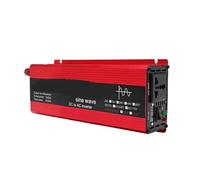 Inversor Potencia Transformador Convertidor Banco Portátil Energía Coche, 1000W-3000W Inversor Sinusoidal para Puro CC A CA 12V/24V A 110V/220V Convertidor