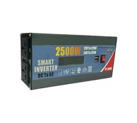 Inversor Potencia Transformador Doble Voltaje DC24V 12V 48V 60V AC 110V 220V Inversor Nominal 1000W 1100W Convertidor DC-AC Onda Cordal Corregida Convertidor(Rotating Axis,DC60V-72V,AC220V)