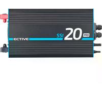 Inversor sinusoidal ective ssi 20 pro con circuito de prioridad de red, cargador y regulador de carga 12v 2000w