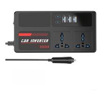 Inversor sinusoidal puro 200 W para coche y camión (B) | Indicador de voltaje LCD, entrada de 12 V/24 V, salida de 230 V, compacto para vehículo, funcionamiento seguro