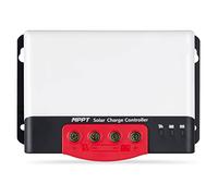 Inversor solar, 2 0A 30A 40A 50A 12V 24V MPPT Controlador de carga solar, adecuado for el regulador de batería de litio, adecuado for el sistema de hogar, panel solar, protección de cortocircuito(MC24