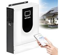 Inversor Solar híbrido 1,0-10,2 KW inversor de Onda sinuosa Pura 12V 24V 48V CC, 220V 230V AC, Salida Solar, MPPT Integrado, regulador de Carga Solar(3.2KW/24V)