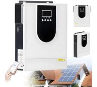 Inversor solar híbrido de 1,0-10,2 kW, controlador solar MPPT de 40-160 A e inversor de potencia de onda sinusoidal pura de 12 V/24 V/48 V CC a 220 V CA, para baterías de plomo-ácido/litio 2.0KW