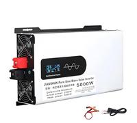 Inversor solar híbrido de 5000 W, CC 12 V/24 V/48 V/60 V/72 V a 110 V/220 V CA, onda sinusoidal pura, inversor paralelo para almacenamiento de energía en el hogar y energía del coche