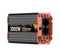 Inversor Transformador Convertidor Voltímetro Coche USB-C Potencia Continua 3000W 1500W para Inversor Onda Sinusoidal Pura CC 12V 24V A CA 230V(24V 3000W)