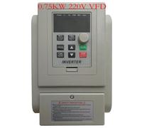 Inversor VFD XSY-AT1 0,75 kW Convertidor de frecuencia 3P-220 V Control de Velocidad del Motor Convertidor VFD